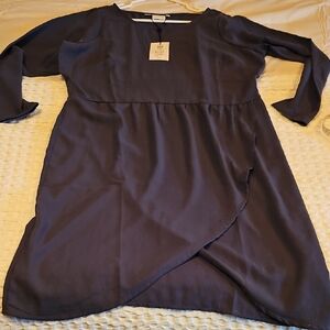 Junarose Navy Blue Dress Size 16